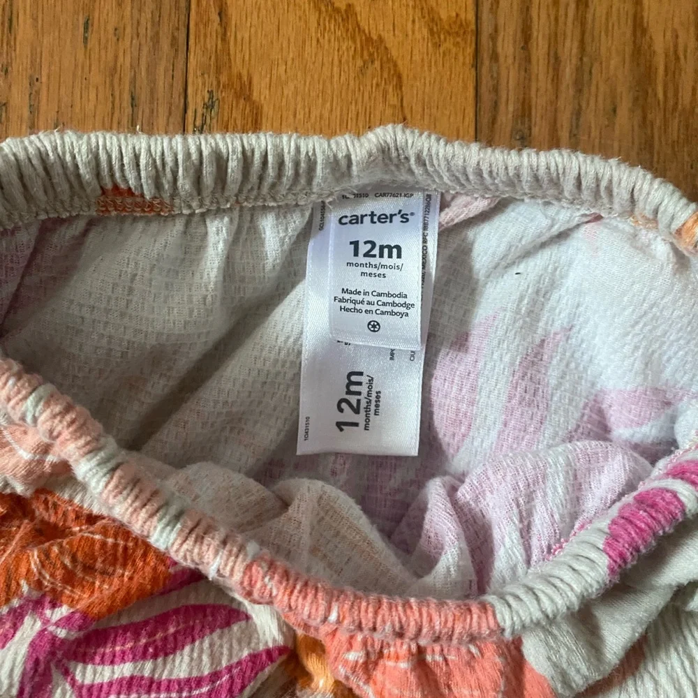 Carter's Pink and Orange Diaper Covers